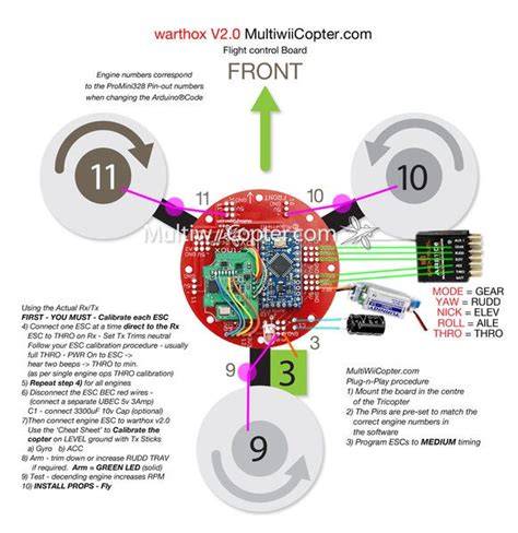 Tricopter Wiring Diagram